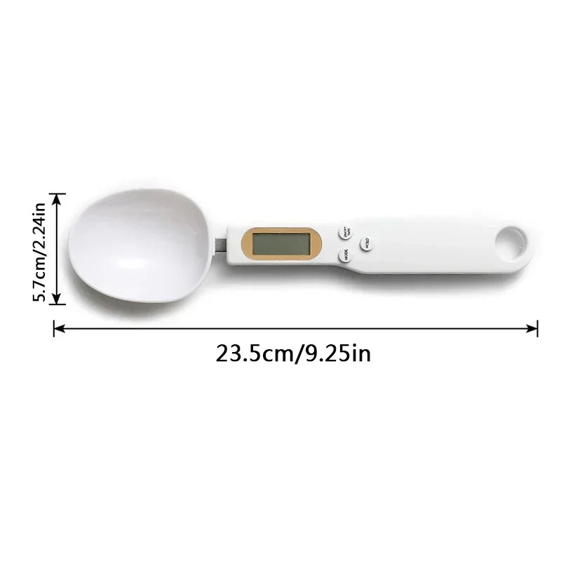 Electronic Measuring Spoon Scale - Compact Kitchen Weighing Tool for Accurate Ingredient Measurement