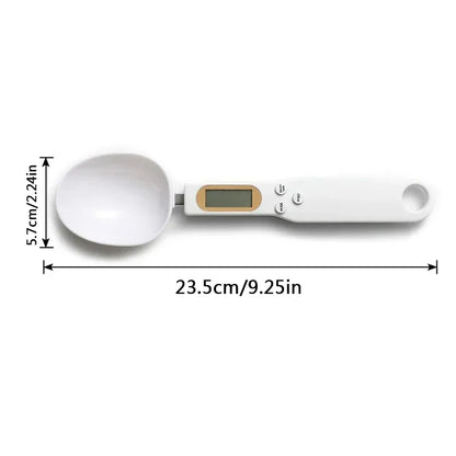 Electronic Measuring Spoon Scale - Compact Kitchen Weighing Tool for Accurate Ingredient Measurement
